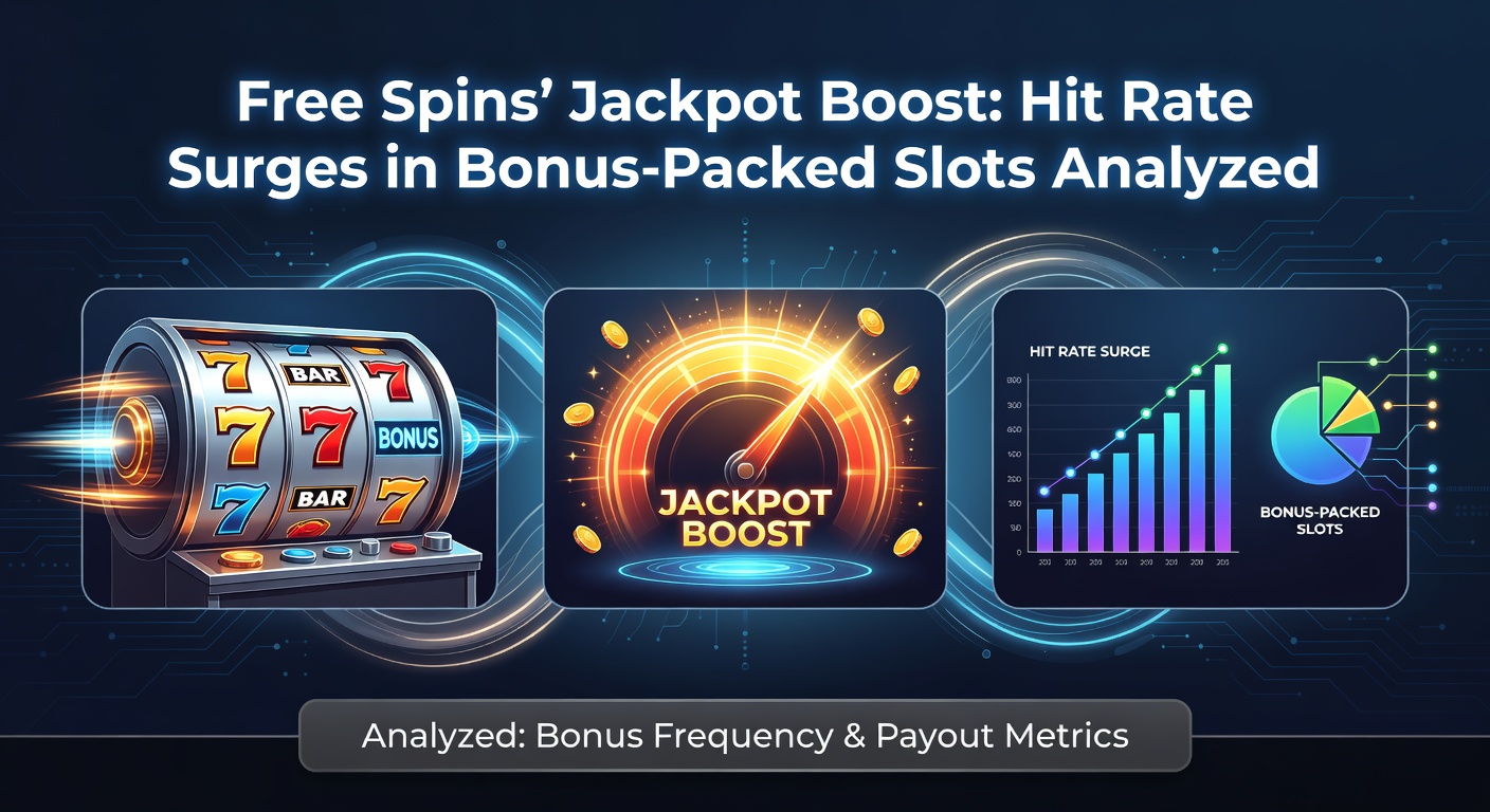 Grafik zeigt steigende Trefferquoten bei Free-Spins-Jackpots in modernen Slots mit Bonus-Features