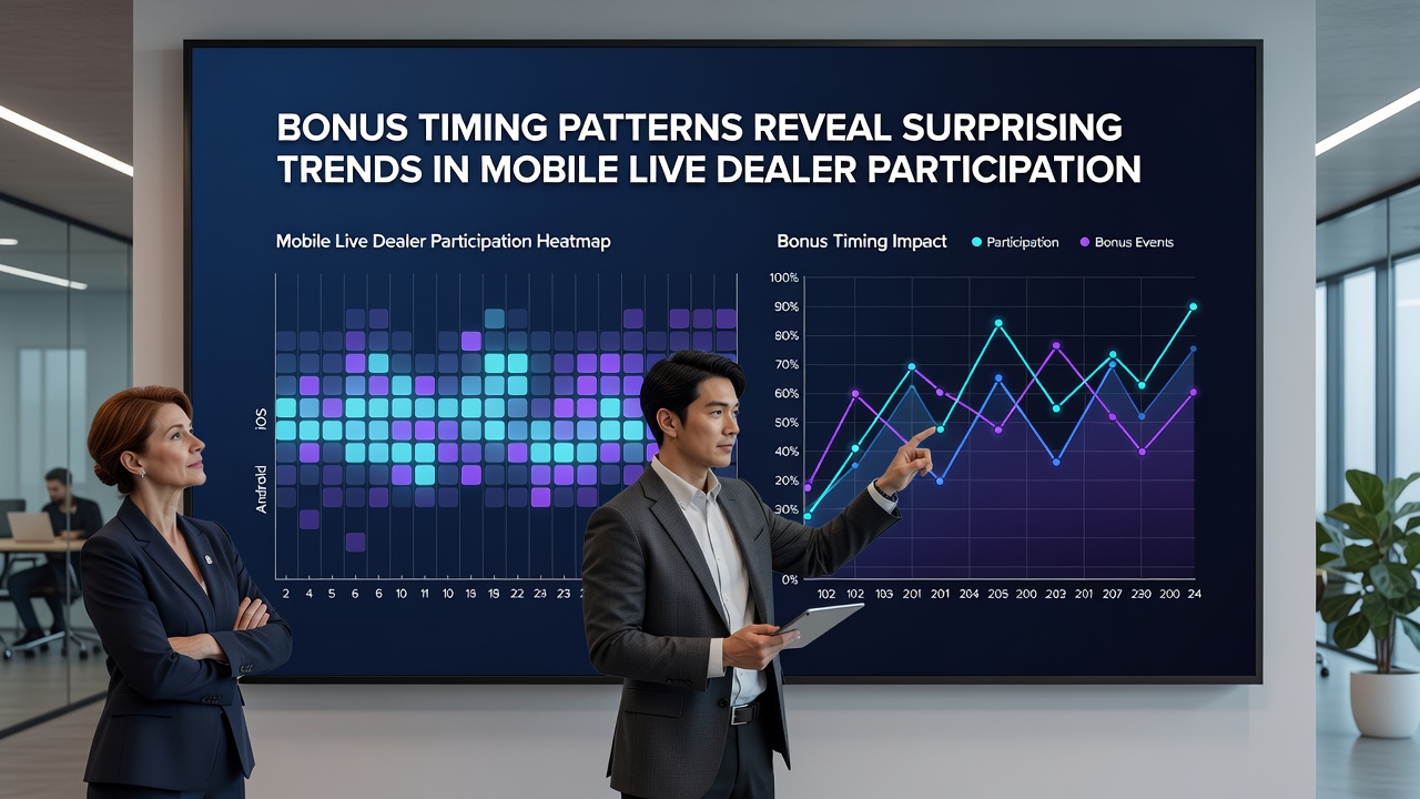 Darstellung mobiler Live-Dealer-Sitzungen mit Bonus-Timing-Effekten