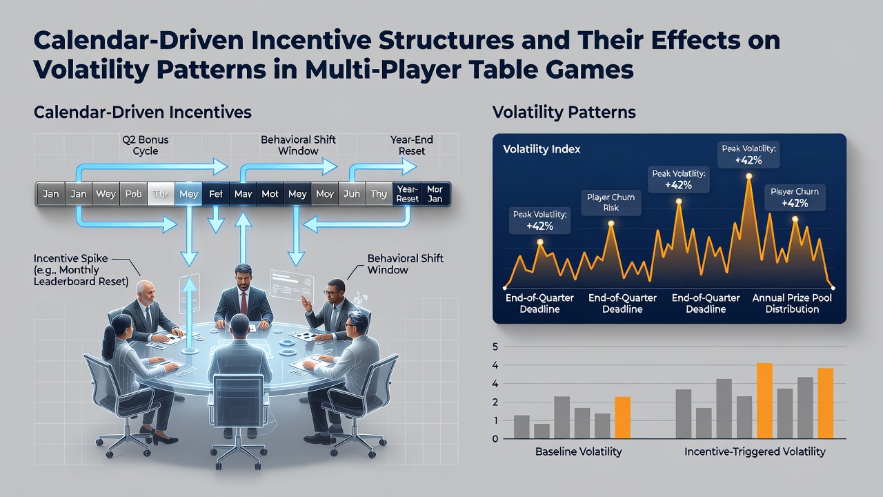 Analyse von Volatilitätsmustern in Multiplayer-Netzwerken mit Fokus auf kalendergetriebene Incentives