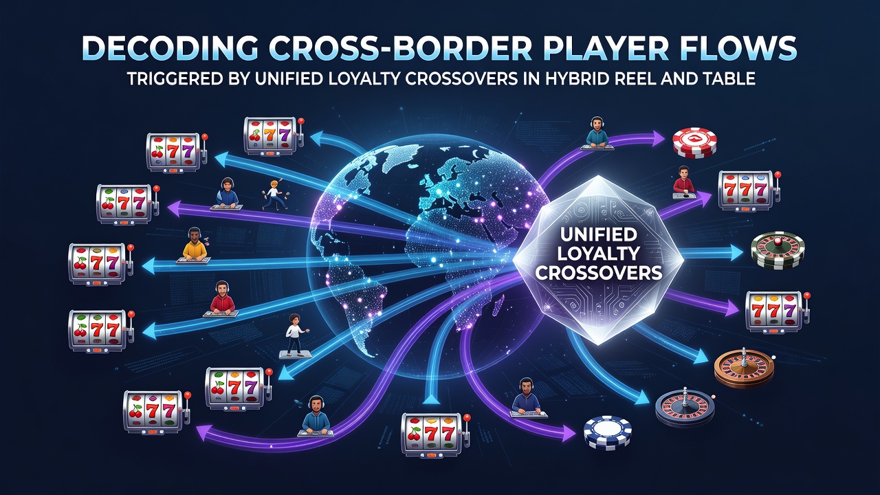 Visualisierung von Spielerströmen zwischen Reel- und Tischspielen über Ländergrenzen hinweg