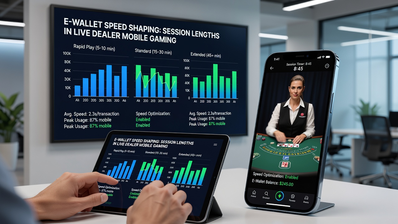 Mobile Live-Dealer-Sitzungen mit E-Wallet-Transaktionen und Anpassungen der Spielzeiten