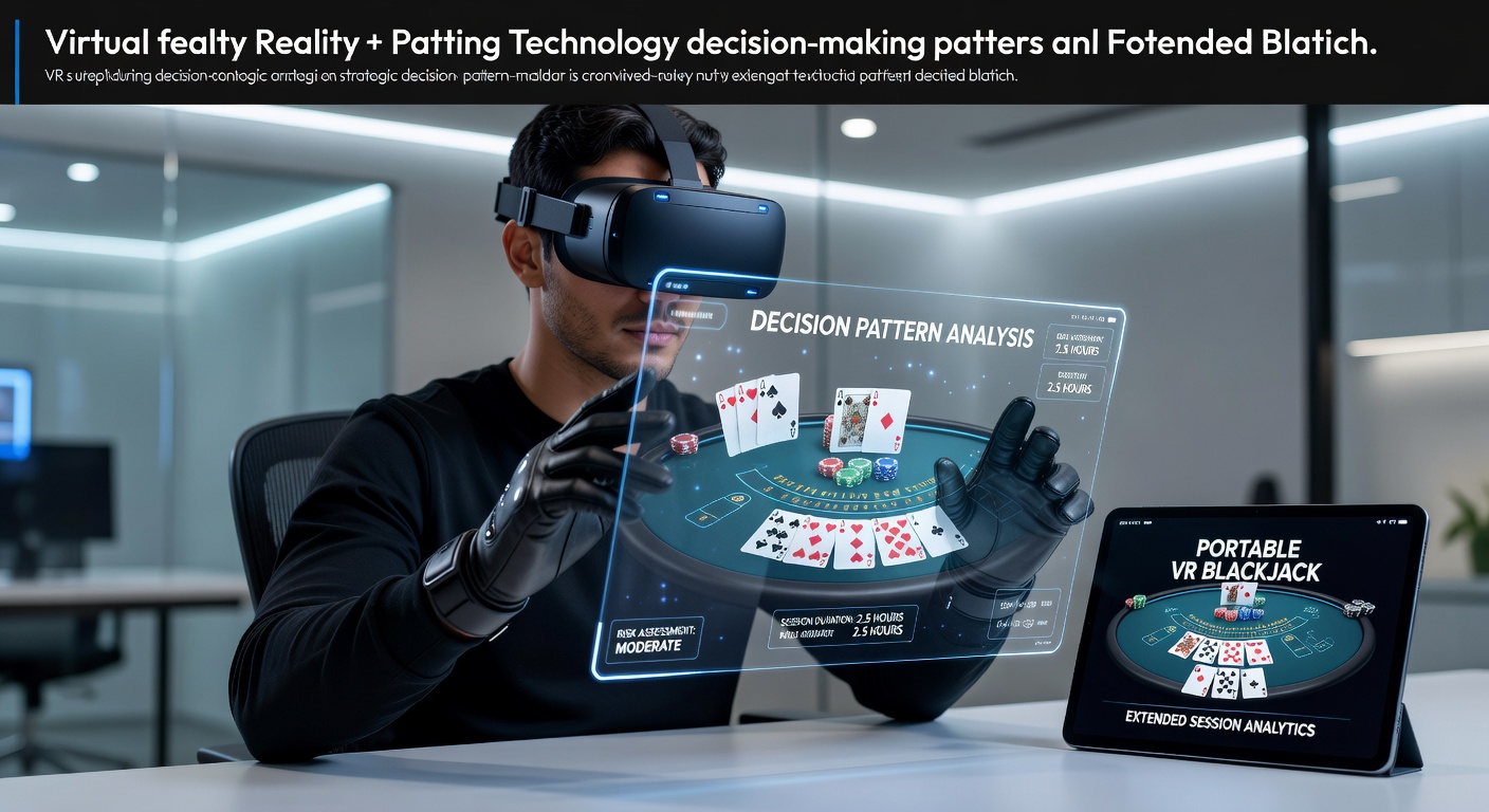 Virtuelle Realität verändert Blackjack-Entscheidungen auf mobilen Geräten