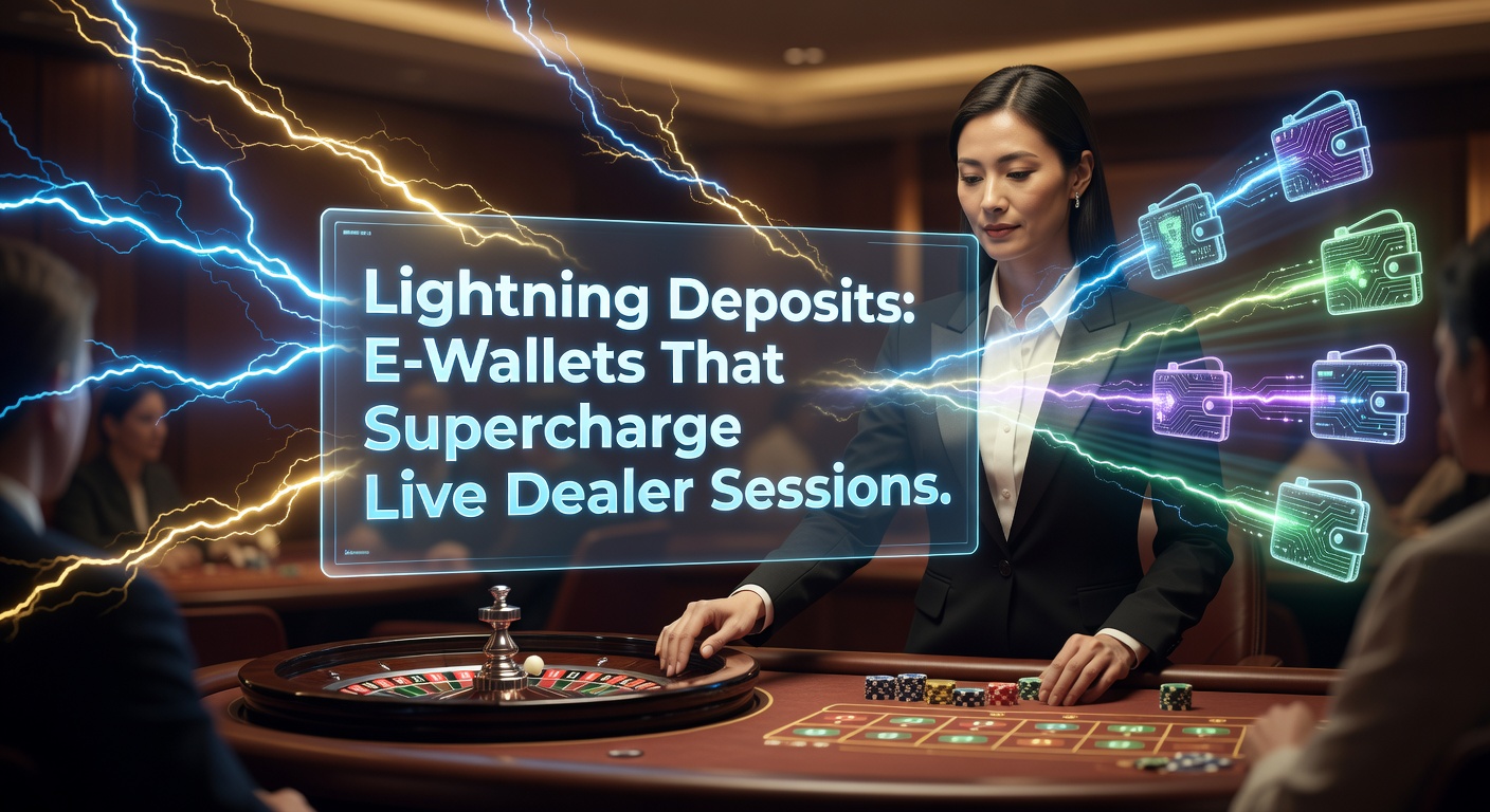 Schnelle E-Wallet-Einzahlung in Aktion bei einem Live-Blackjack-Tisch mit Dealer und Spielern