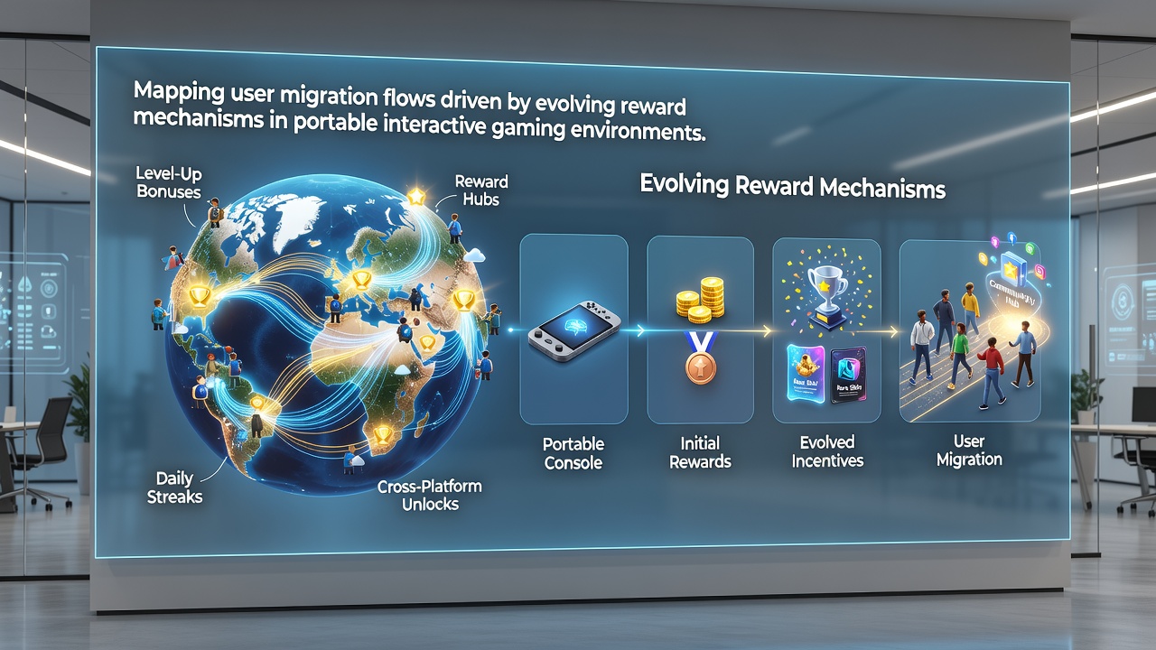Visualisierung von Datenströmen und Migrationsmustern in Gaming-Umgebungen