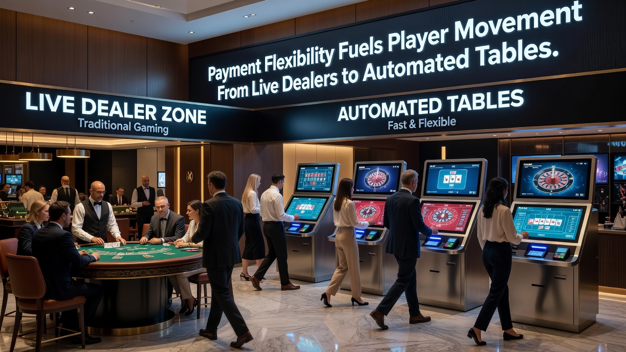Automatisierte Casino-Tische mit flexiblen Zahlungsoptionen im Fokus