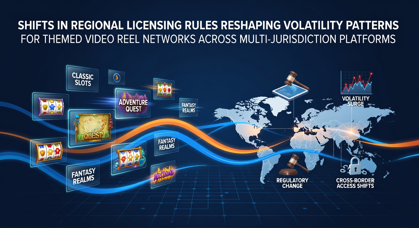 Diagramm zeigt regionale Lizenzierungsänderungen und deren Einfluss auf Volatilitätsmuster in Video-Reel-Netzwerken
